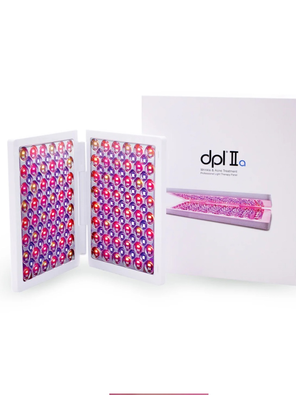 dpl IIa LED Light Therapy Panel - White with Red/Pink/Purple LEDs. Open Box